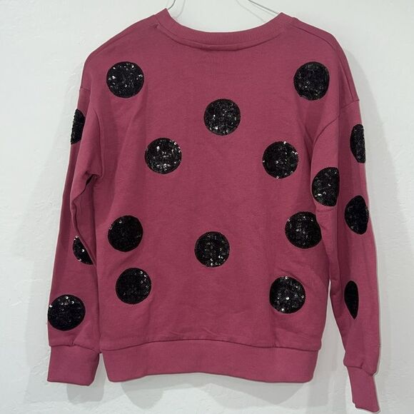 NWT Molo Sequin Dots Sweatshirt Size 12 - Picture 6 of 6